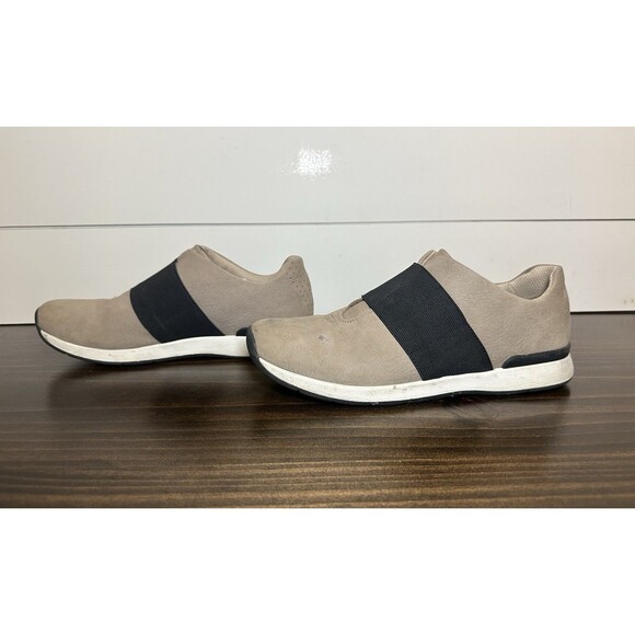 Vionic Women’s Codie Taupe Suede Size 8 Walking Shoes Slip-On Sneakers - Picture 2 of 14